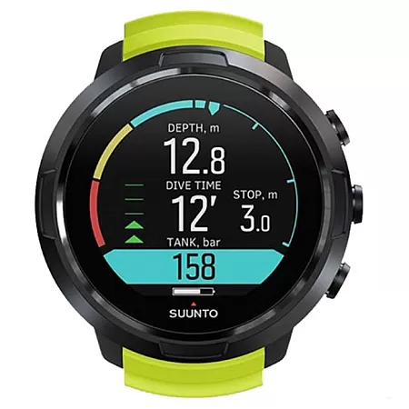ΡΟΛΟΙ SUUNTO  SS050191000 SUUNTO D5 with Lime Silicone Strap