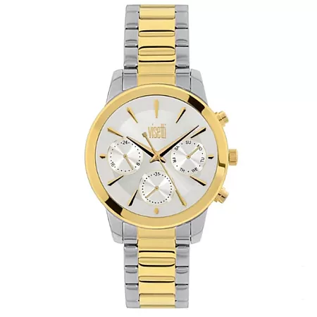 ΡΟΛΟΙ VISETTI  PE-498SGI  VISETTI Legacy Two Tone Stainless Steel Bracelet