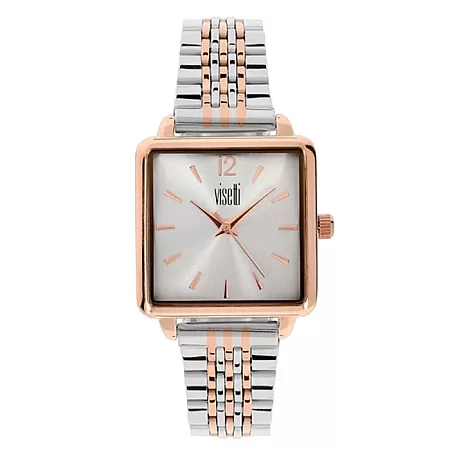 ΡΟΛΟΙ VISETTI HF-354SRR VISETTI Elite Two Tone Stainless Steel Bracelet