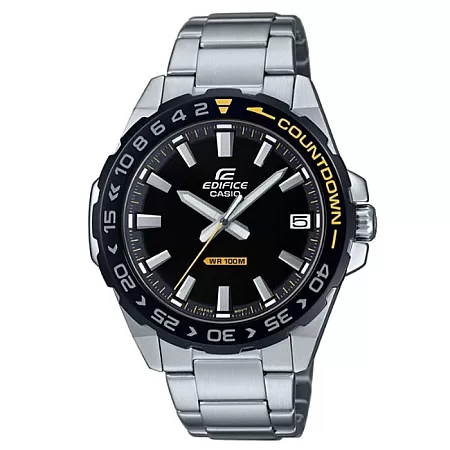 ΡΟΛΟΙ CASIO  EFV-120DB-1AVUEF CASIO Edifice Silver Stainless Steel Bracelet