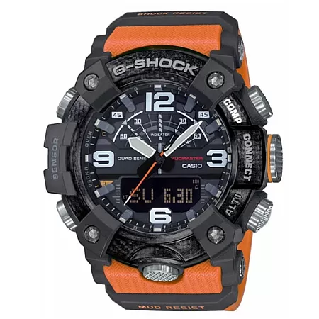 ΡΟΛΟΙ CASIO  GG-B100-1A9ER CASIO G-SHOCK Chronograph Orange Rubber Strap