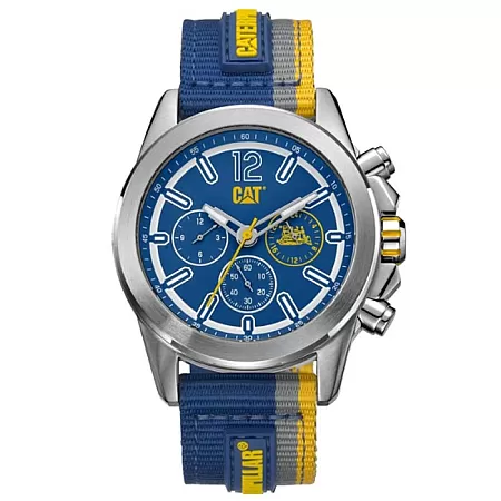 ΡΟΛΟΙ CATERPILLAR YU14966637 CATERPILLAR Twist up Chronograph Multicolor Fabric Strap