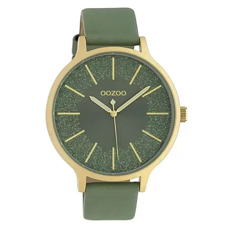 ΡΟΛΟΙ OOZOO C10403 OOZOO Timepieces Green Leather Strap