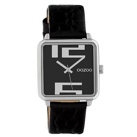 ΡΟΛΟΙ OOZOO C10369 OOZOO Timepieces Black Leather Strap