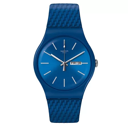 ΡΟΛΟΙ SWATCH SUON711 SWATCH Bricablue Blue Silicone Strap