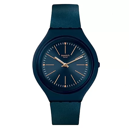 ΡΟΛΟΙ SWATCH SVUN109 SWATCH Skinatlantid Blue Silicone Strap