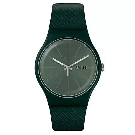 ΡΟΛΟΙ SWATCH SUOG710 SWATCH Khakitex Green Silicone Strap