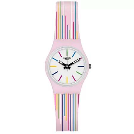 ΡΟΛΟΙ SWATCH  LP155 SWATCH Guimauve Multicolor Silicone Strap