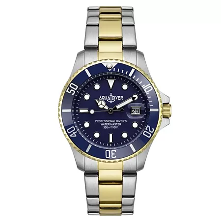 ΡΟΛΟΙ AQUADIVER 14584184DB AQUADIVER Water Master Two Tone Stainless Steel Bracelet