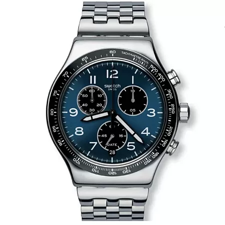 ΡΟΛΟΙ SWATCH  YVS423G SWATCH Boxengasse Chrono Mens Stainless Steel Bracelet