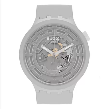 ΡΟΛΟΙ SWATCH SB03M100 SWATCH Big Bold C-Grey Bio-sourced Strap