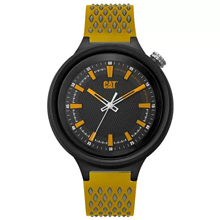 ΡΟΛΟΙ CATERPILLAR LL11129110 CATERPILLAR Diamond Mesh Two Tone Silicone Strap