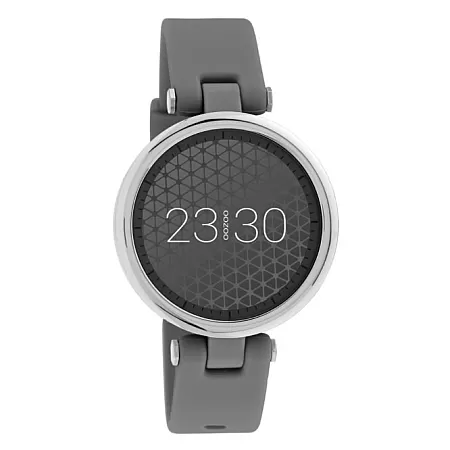 ΡΟΛΟΙ OOZOO Q00403 OOZOO Smartwatch Grey Rubber Strap