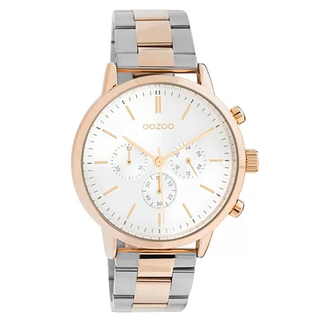 ΡΟΛΟΙ OOZOO  C10857 OOZOO Timepieces Two Tone Metal Bracelet