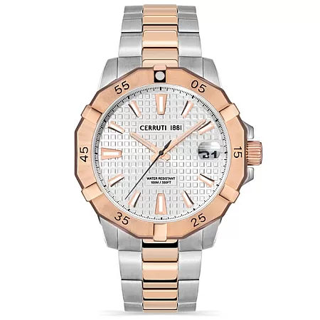 ΡΟΛΟΙ CERRUTI CIWGH2116704 CERRUTI Vallelaghi Two Tone Stainless Steel Bracelet