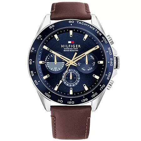 ΡΟΛΟΙ TOMMY HILFIGER 1791965 Tommy HILFIGER Owen Brown Leather Strap