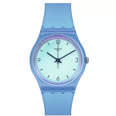 ΡΟΛΟΙ SWATCH  GS165 SWATCH Gent Swan Ocean Blue Silicone Strap