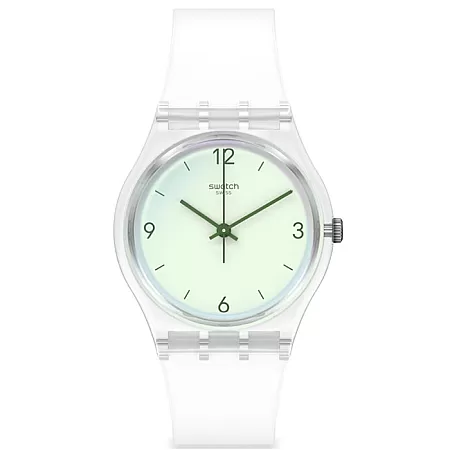 ΡΟΛΟΙ SWATCH  GE294 SWATCH Gent Swan Lake White Silicone Strap