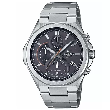 ΡΟΛΟΙ CASIO  EFB-700D-8AVUEF CASIO Edifice Chronograph Silver Stainless Steel Bracelet
