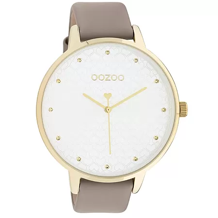 ΡΟΛΟΙ OOZOO C11037  OOZOO Timepieces Brown Leather Strap