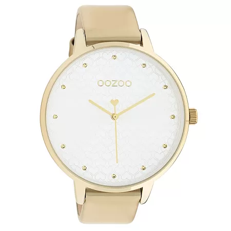 ΡΟΛΟΙ OOZOO C11035 OOZOO Timepieces Gold Leather Strap