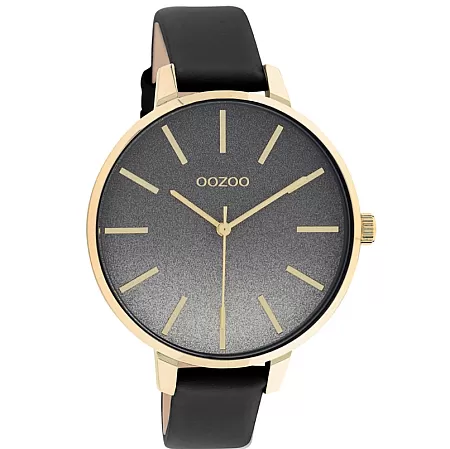 ΡΟΛΟΙ OOZOO C11034 OOZOO Timepieces Black Leather Strap