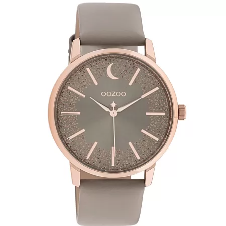 ΡΟΛΟΙ OOZOO C11041 OOZOO Timepieces Brown Leather Strap