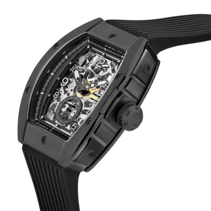 ΡΟΛΟΙ CERRUTI CIWGR0012302 CERRUTI Ovaro Automatic Black Silicone Strap