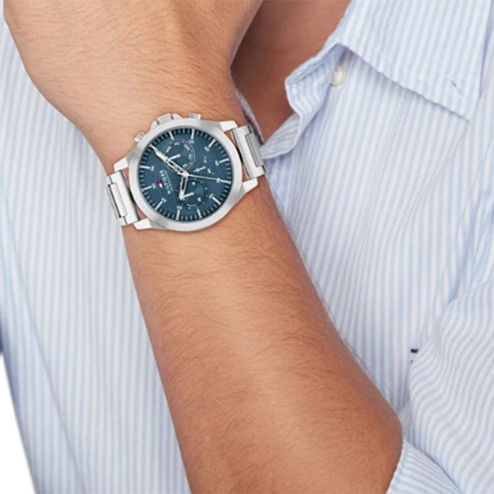 ΡΟΛΟΙ TOMMY HILFIGER 1710518 TOMMY HILFIGER Lance Silver Stainless Steel Bracelet