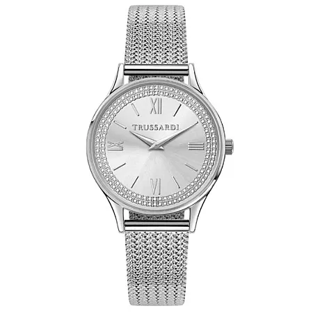 ΡΟΛΟΙ TRUSSARDI  R2453152509 TRUSSARDI T-Star Crystals Silver Metallic Bracelet