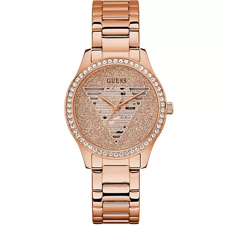 ΡΟΛΟΙ GUESS GW0605L3 GUESS Lady Idol Crystals Rose Gold Stainless Steel Bracelet