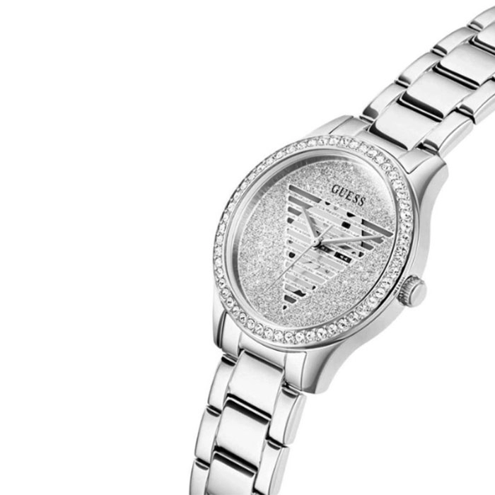 ΡΟΛΟΙ GUESS GW0605L1 GUESS Lady Idol Crystals Silver Stainless Steel Bracelet