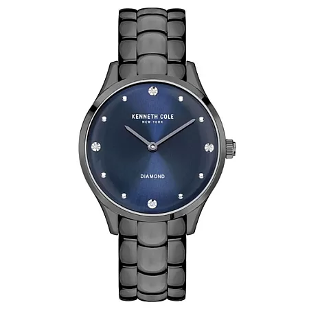 Ρολόι KENNETH COLE  KCWLG2125902 KENNETH COLE Diamonds Black Stainless Steel Bracelet