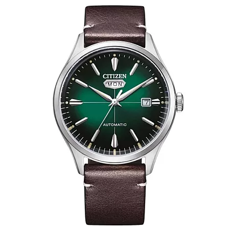 ΡΟΛΟΙ  CITIZEN NH8390-03XE CITIZEN Automatic Brown Leather Strap