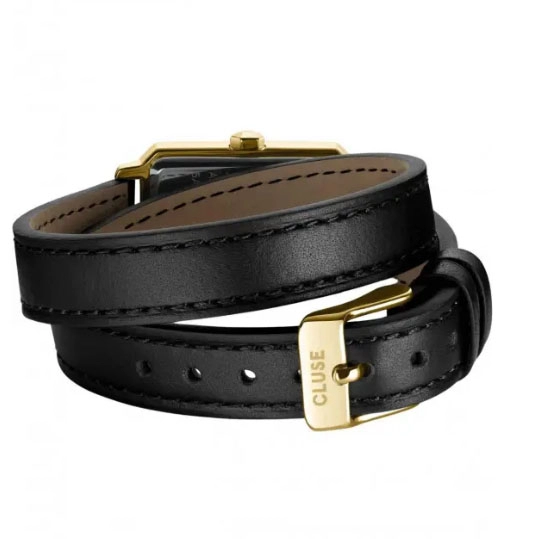 ΡΟΛΟΙ CLUSE CW11513 CLUSE Fluette Black Leather Strap