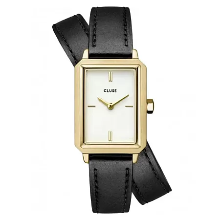 ΡΟΛΟΙ CLUSE CW11513 CLUSE Fluette Black Leather Strap