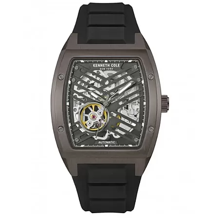 Ρολόι KENNETH COLE KCWGZ0046102 KENNETH COLE Automatic Black Silicone Strap