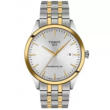 ΡΟΛΟΙ TISSOT  T1584072203100 TISSOT Classic Dream Powermatic 80 Two Tone Stainless Steel Bracelet