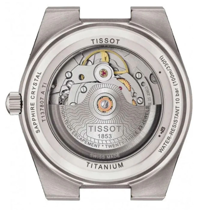 ΡΟΛΟΙ TISSOT  T1378074406100 TISSOT T-Classic PRX Powermatic 80 Silver Titanium Bracelet