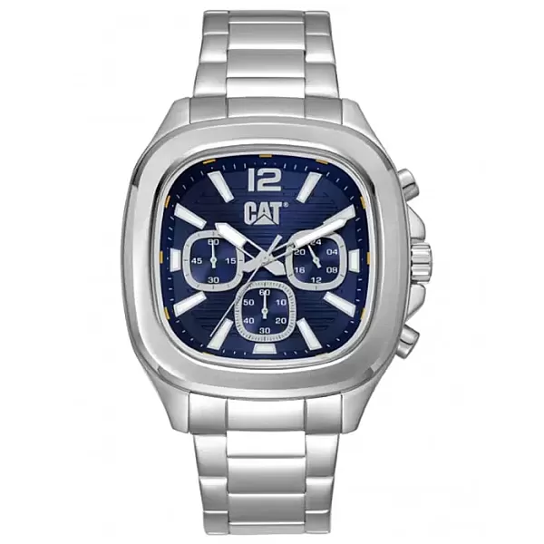 ΡΟΛΟΙ CATERPILLAR  AV14311636 CATERPILLAR Axis Chronograph Silver Stainless Steel Bracelet