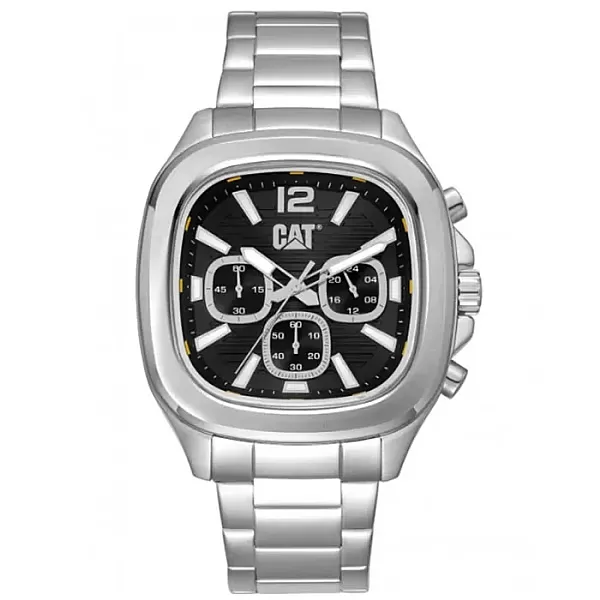 ΡΟΛΟΙ CATERPILLAR  AV14311131 CATERPILLAR Axis Chronograph Silver Stainless Steel Bracelet