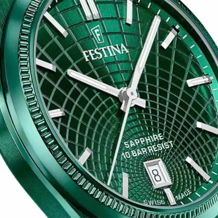 ΡΟΛΟΙ FESTINA  F20079/1  FESTINA Rive Green Stainless Steel Bracelet