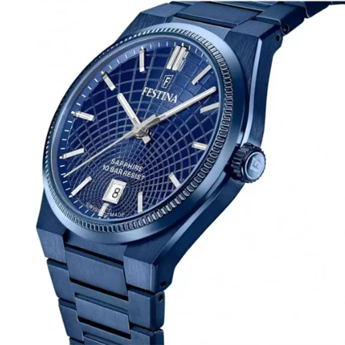 ΡΟΛΟΙ FESTINA  F20078/1 FESTINA Rive Blue Stainless Steel Bracelet