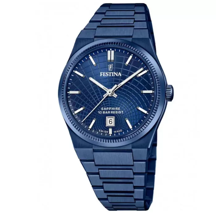 ΡΟΛΟΙ FESTINA  F20078/1 FESTINA Rive Blue Stainless Steel Bracelet