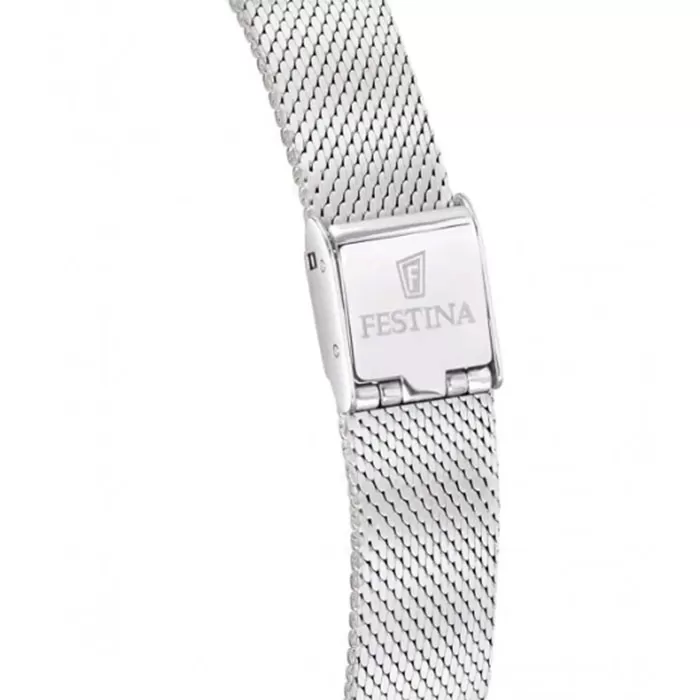 ΡΟΛΟΙ FESTINA F20076/3 FESTINA Swiss Made Silver Stainless Steel Bracelet
