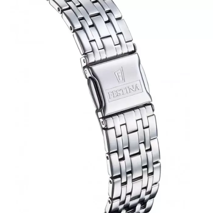 ΡΟΛΟΙ FESTINA F20045/3 FESTINA Swiss Made Silver Stainless Steel Bracelet