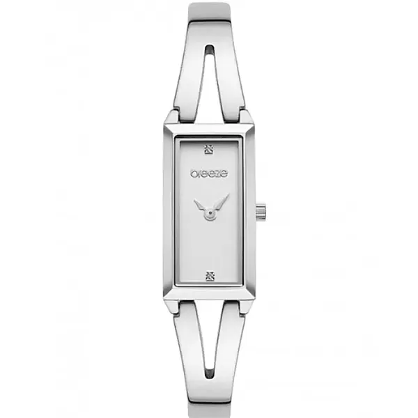 ΡΟΛΟΙ BREEZE  612601.1 BREEZE Libera Swarovski Silver Stainless Steel Bracelet