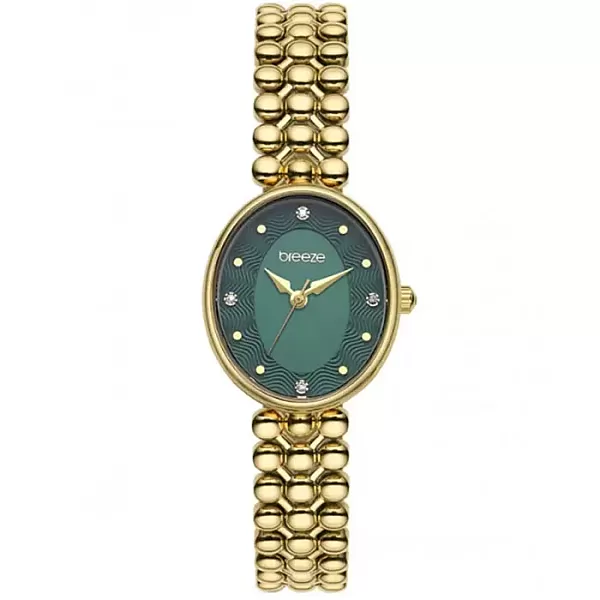 ΡΟΛΟΙ BREEZE  212591.5 BREEZE Sirena Swarovski Gold Stainless Steel Bracelet