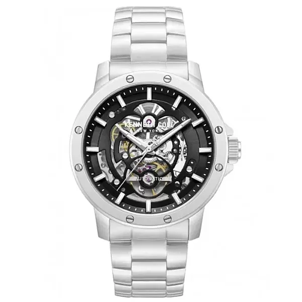 Ρολόι KENNETH COLE KCWGY0088906 KENNETH COLE Harrison Automatic Silver Stainless Steel Bracelet