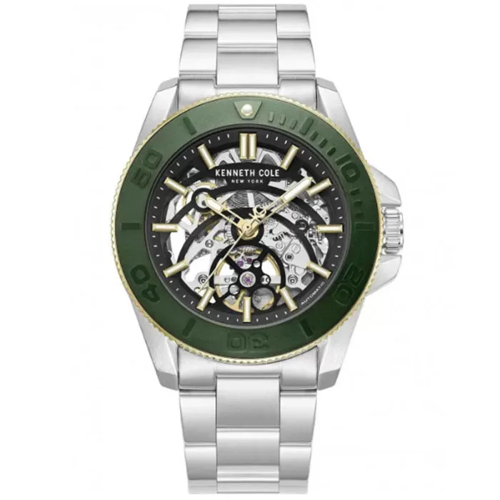 Ρολόι KENNETH COLE KCWGY0076502 KENNETH COLE Liberty Automatic Silver Stainless Steel Bracelet